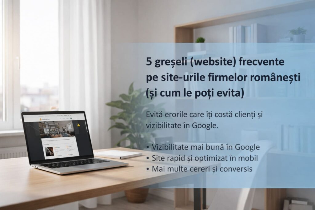 greșeli website, site firmă, optimizare site, AlexInsatlWeb