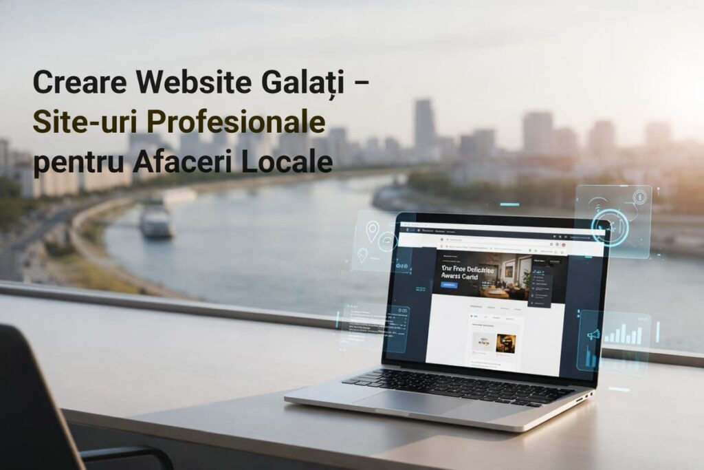 creare website Galaț, web design Galaț, realizare site Galaț
