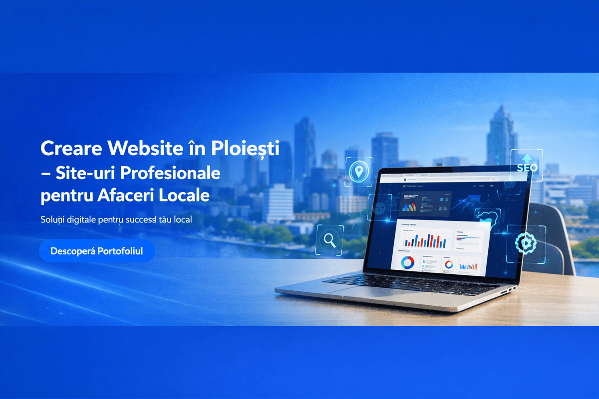 creare website Ploiești , web design Ploiești , realizare site Ploiești