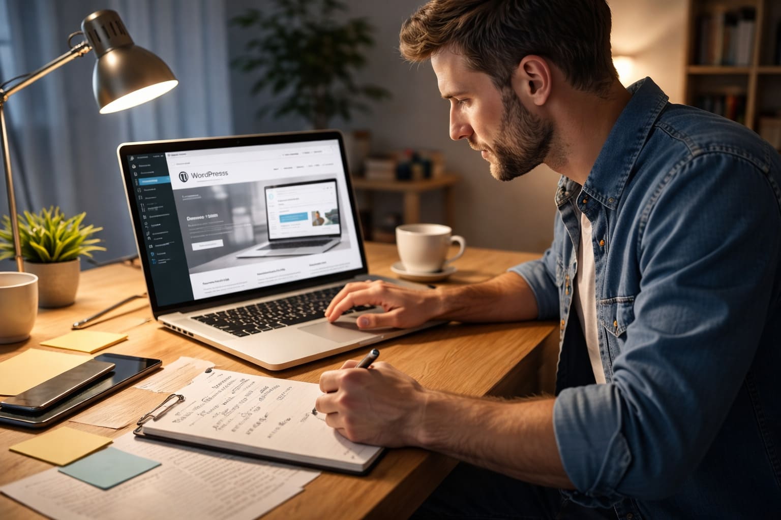cost minim site WordPress realizat singur
