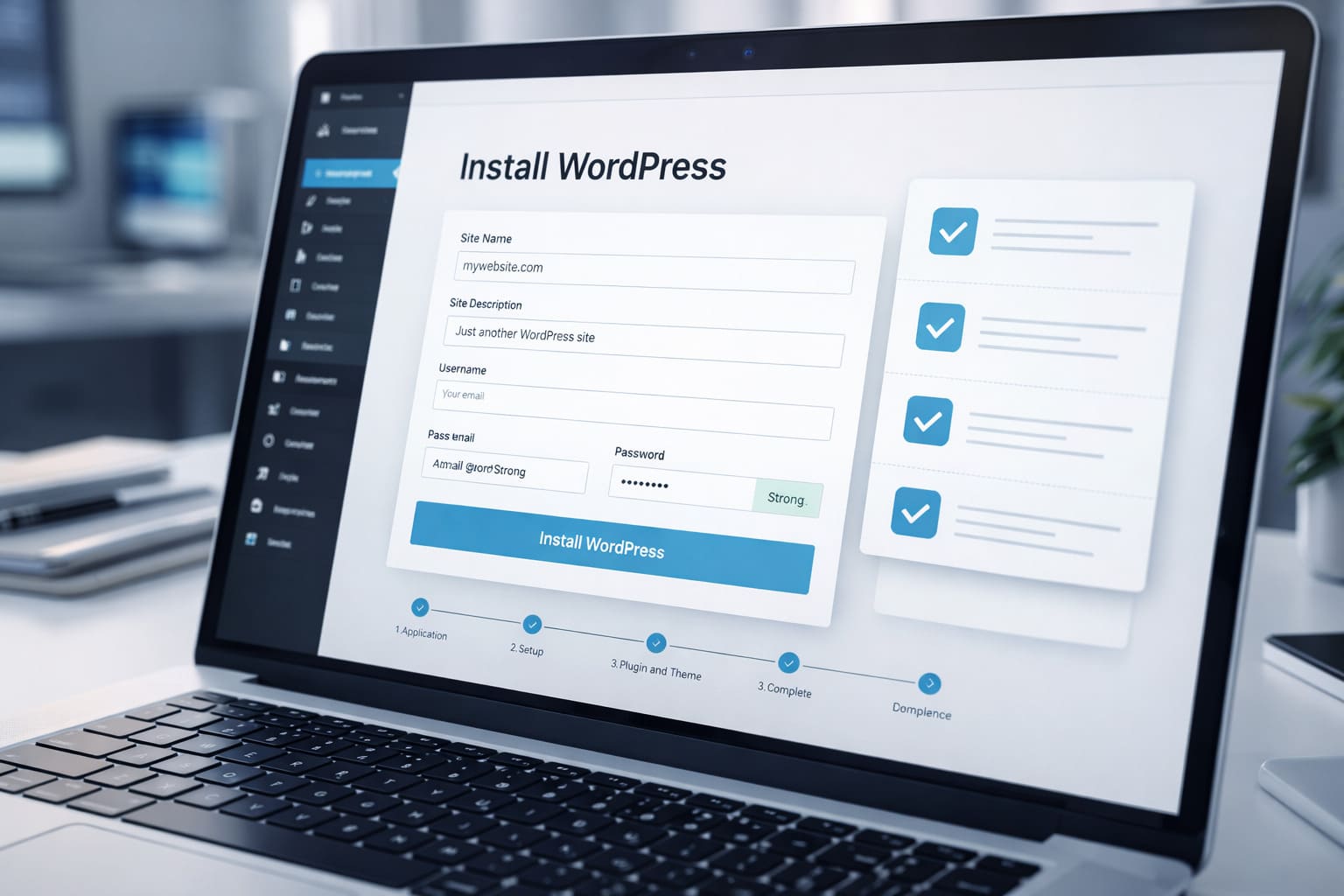 instalare WordPress pas cu pas